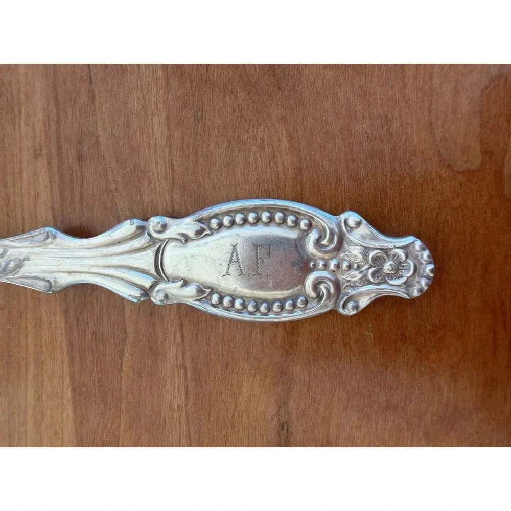 Vintage Rockford S.P. Co. 1910 Orange Blossom Silver Plate Cold Meat Serving For